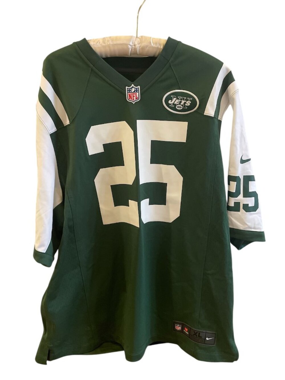Nike On Field NFL Jets Jersey # 25 Calvin Pryor Adult XL